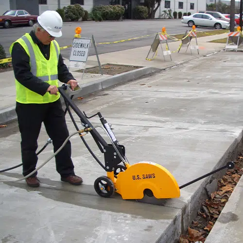 FSB-150 Heavy Duty Walk-Behind Air Saw - U.S.SAWS | Built For Professionals