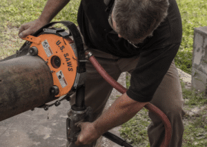 Air Powered Belly Saw